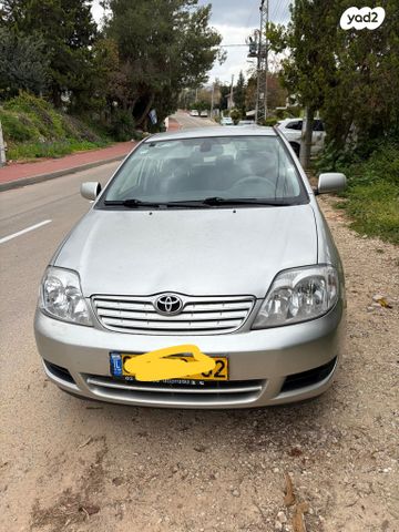 מודעת רכב טויוטה קורולה
