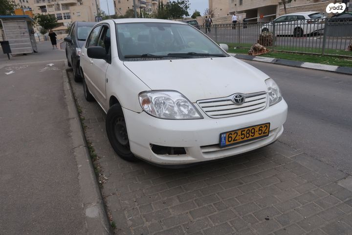 מודעת רכב טויוטה קורולה