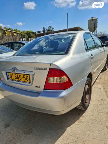 מודעת רכב טויוטה קורולה