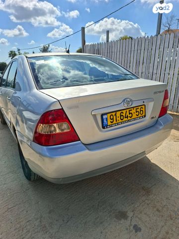 מודעת רכב טויוטה קורולה