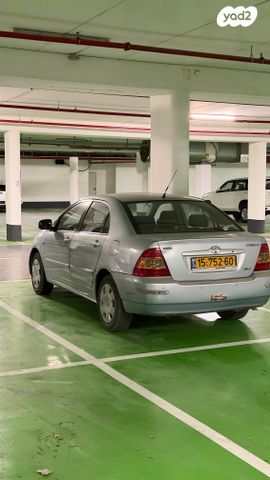 מודעת רכב טויוטה קורולה