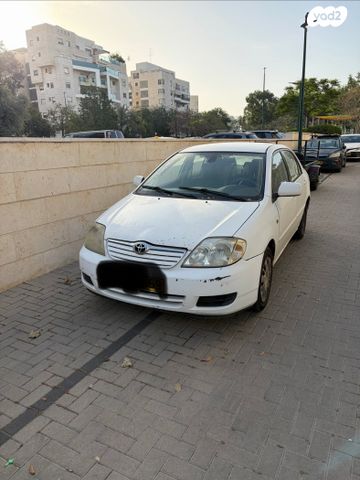 מודעת רכב טויוטה קורולה