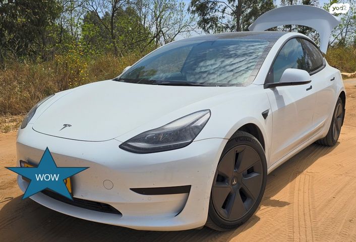 מודעת רכב טסלה מודל 3