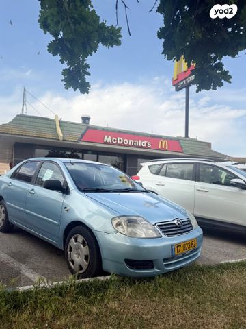 מודעת רכב טויוטה קורולה
