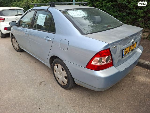 מודעת רכב טויוטה קורולה