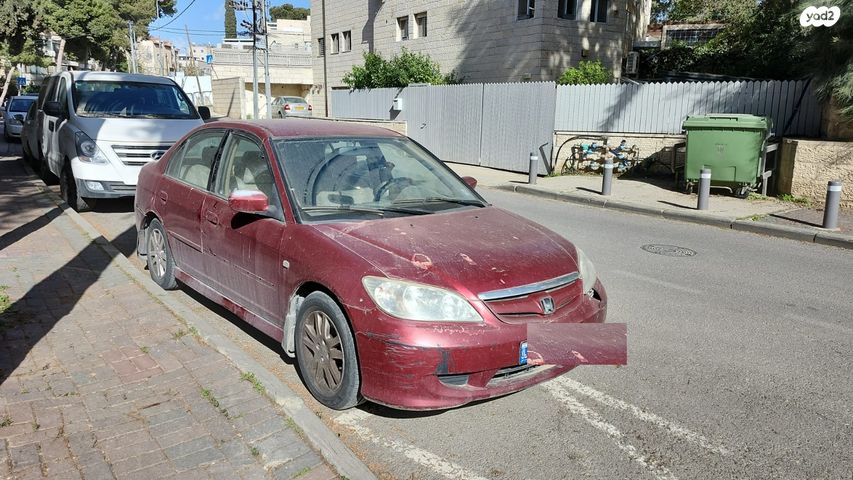 מודעת רכב הונדה סיוויק
