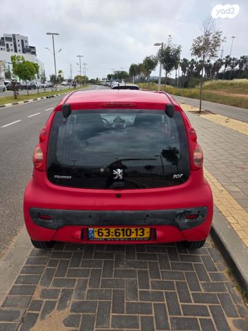 מודעת רכב פיג'ו 107