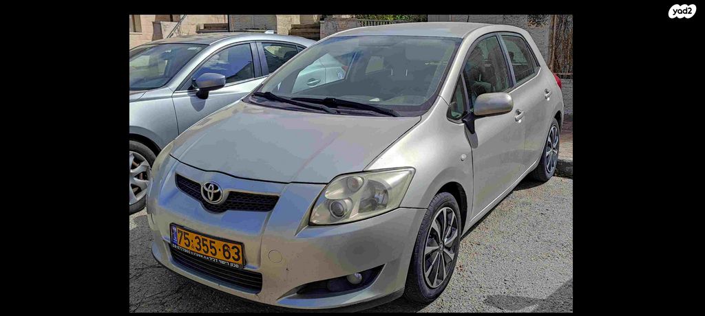 מודעת רכב טויוטה אוריס