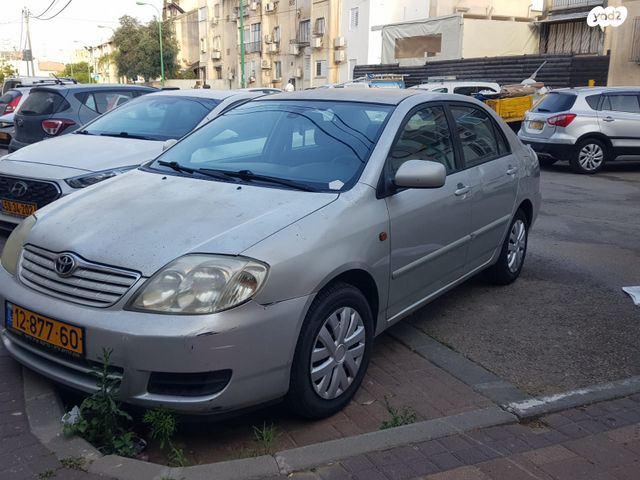 מודעת רכב טויוטה קורולה