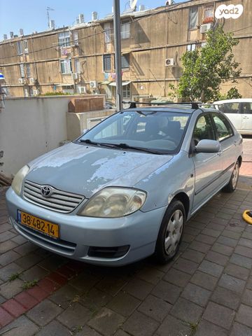 מודעת רכב טויוטה קורולה