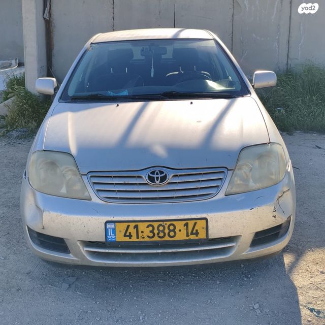 מודעת רכב טויוטה קורולה