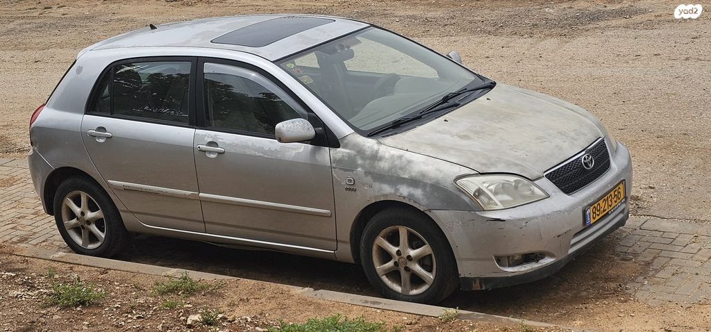 מודעת רכב טויוטה קורולה