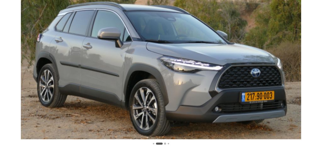 מודעת רכב טויוטה קורולה קרוס