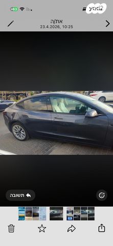 מודעת רכב טסלה מודל 3