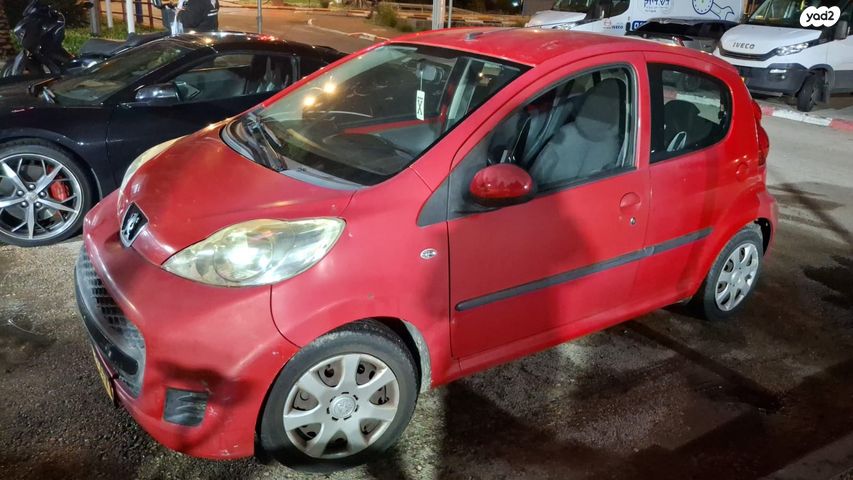 מודעת רכב פיג'ו 107