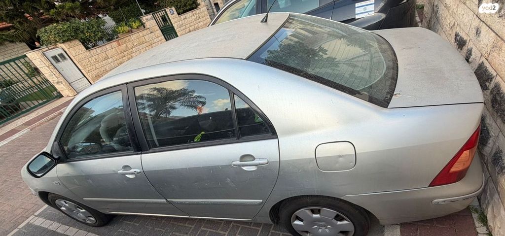 מודעת רכב טויוטה קורולה