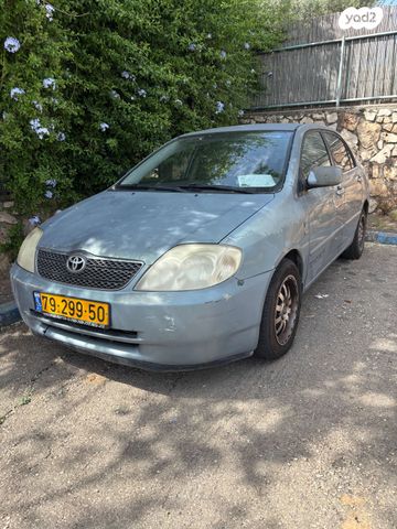 מודעת רכב טויוטה קורולה