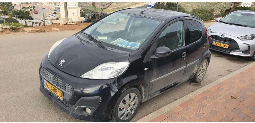 מודעת רכב פיג'ו 107