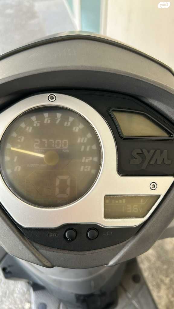 מודעת רכב סאן יאנג סימפוני 125