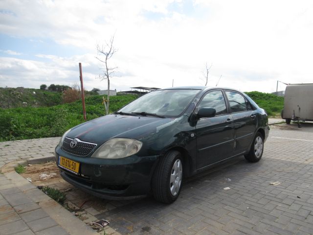 מודעת רכב טויוטה קורולה