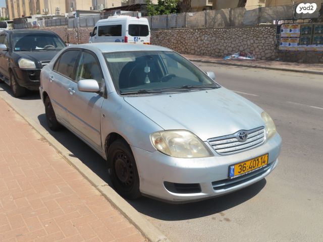 מודעת רכב טויוטה קורולה