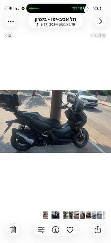 מודעת רכב הונדה ADV350