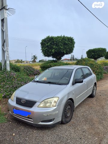 מודעת רכב טויוטה קורולה