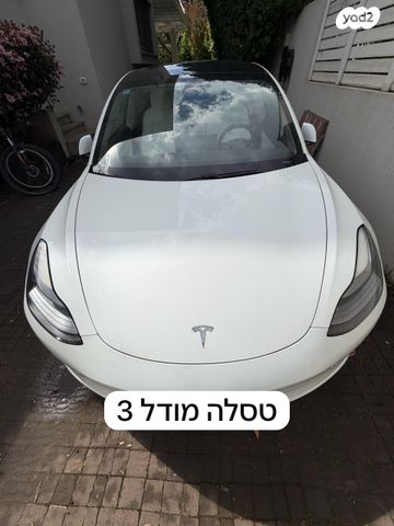 מודעת רכב טסלה מודל 3