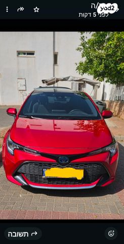 מודעת רכב טויוטה קורולה