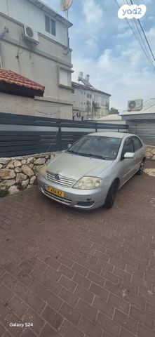 מודעת רכב טויוטה קורולה