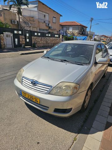 מודעת רכב טויוטה קורולה