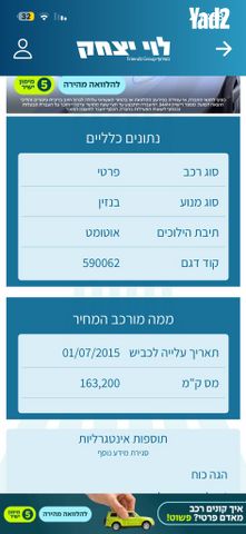 מודעת רכב מיצובישי ספייס סטאר
