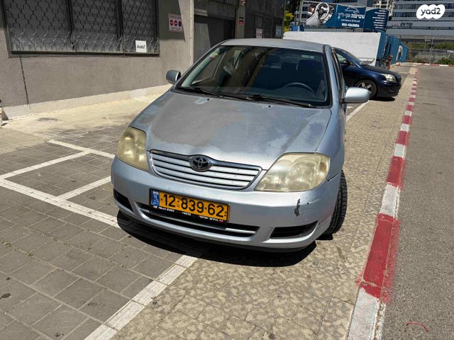 מודעת רכב טויוטה קורולה