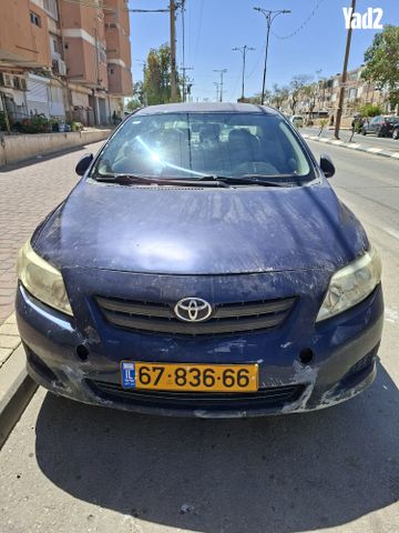 מודעת רכב טויוטה קורולה