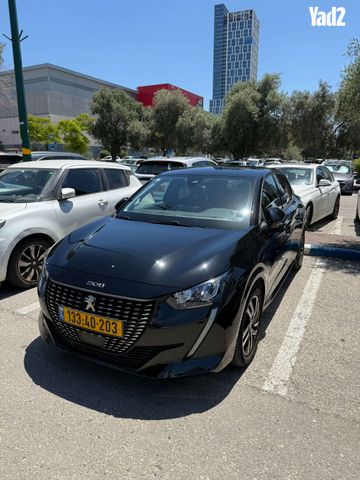 מודעת רכב פיג'ו 208