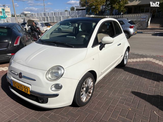 מודעת רכב פיאט 500