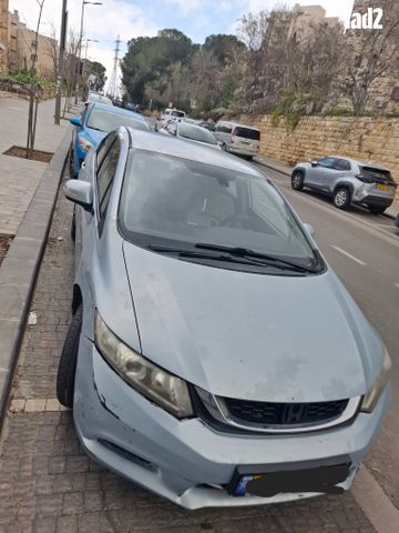 מודעת רכב הונדה סיוויק
