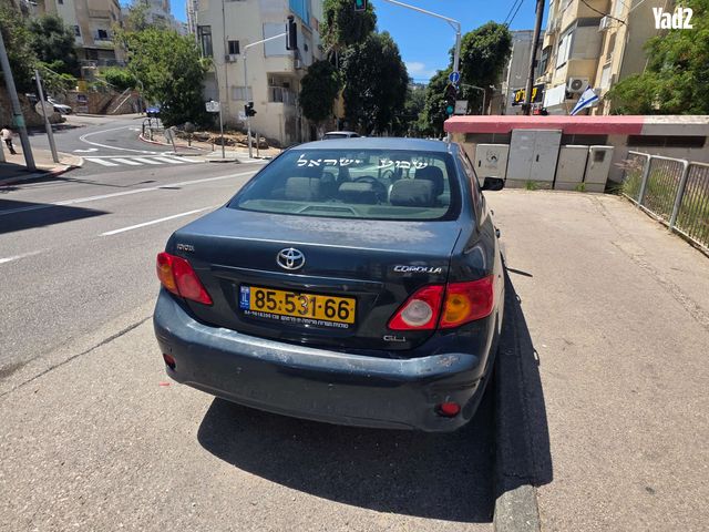 מודעת רכב טויוטה קורולה