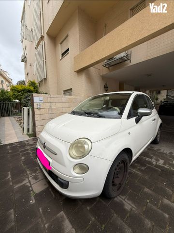 מודעת רכב פיאט 500