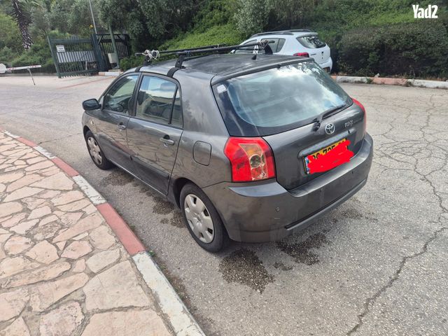מודעת רכב טויוטה קורולה