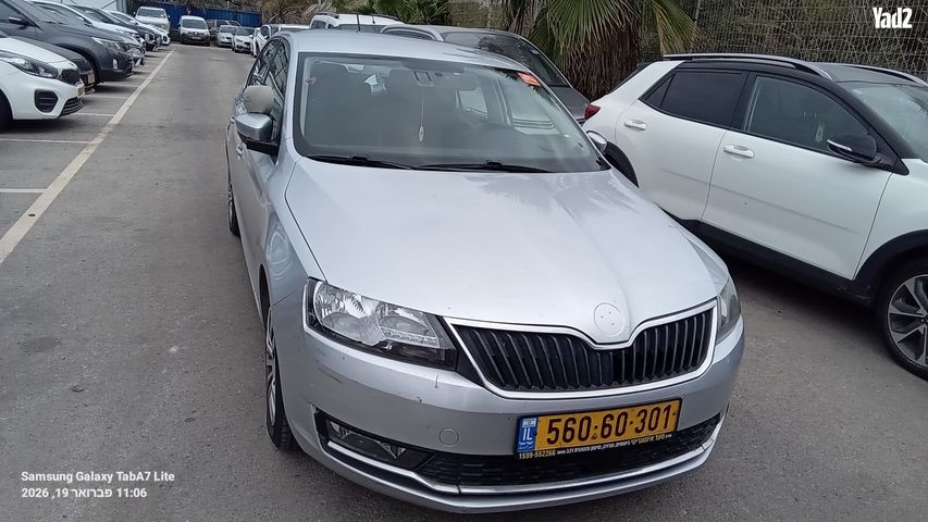 מודעת רכב סקודה ראפיד