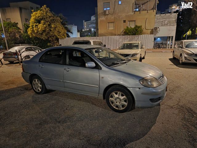 מודעת רכב טויוטה קורולה