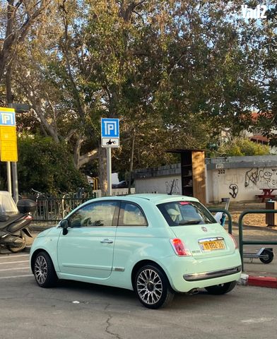 מודעת רכב פיאט 500
