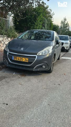 מודעת רכב פיג'ו 208