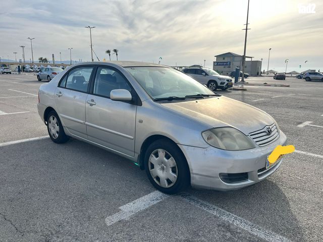 מודעת רכב טויוטה קורולה