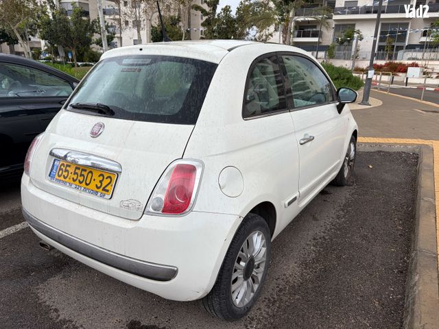 מודעת רכב פיאט 500