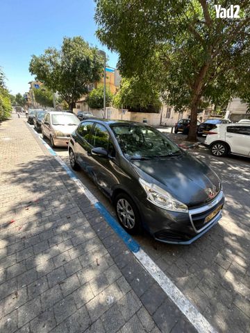 מודעת רכב פיג'ו 208