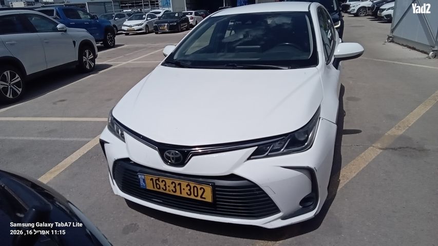 מודעת רכב טויוטה קורולה