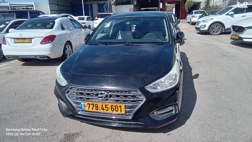 מודעת רכב יונדאי אקסנט i25