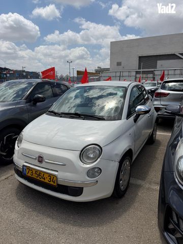 מודעת רכב פיאט 500